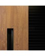 PIVOT V24 – Pivot-Haustür mit Zierelementen und CNC-gefrästen Rillen