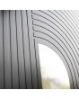 PIVOT V22 – Aluminium-Drehtür mit Holzdekor