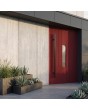 PIVOT V22 – Aluminium-Drehtür mit Holzdekor
