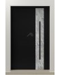 PIVOT V41 - Aluminium-Haustürzapfen mit Steintextur