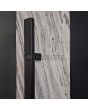 LIM V41 - Aluminium-Eingangstür mit weißer Felsensteintextur