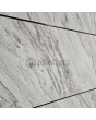 LIM V42 - Aluminium-Eingangstür mit weißer Steintextur
