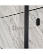 LIM V42 double - Aluminium-Doppel-Haustür mit weißer Felsenstein-Struktur