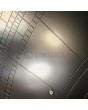 PIVOT V63 - Aluminium-Drehflügeltür mit gefrästem Muster