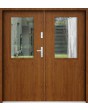 Sta Volta Double – Doppeltür aus Stahl mit Fenster