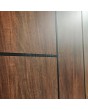 LIM WOODLINE 1 Double – Aluminium-Doppeltür mit Hochdrucklaminat in Walnussoptik