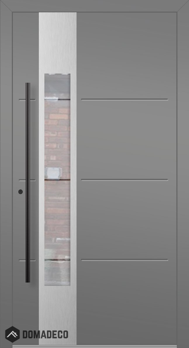 WIS 321 - moderne Aluminium-Haustür Domadeco