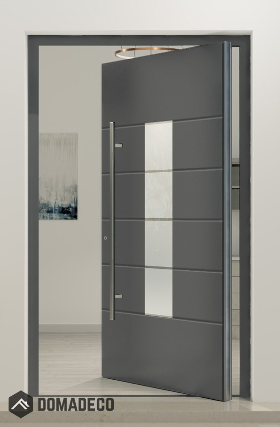 PIVOT AP06 – Hochleistungs-Eingangstür aus Aluminium mit Drehgelenk