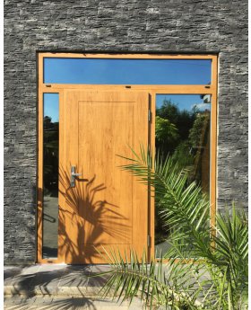 kundenspezifische Konfiguration - Fargo Tür mit linkem und rechtem Seitenteil und Oberlicht