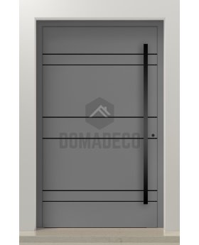 PIVOT AD18 – hochwertige Aluminium-Drehtür für den Eingangsbereich