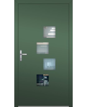 LIM 14E - Moderne Aluminiumtür