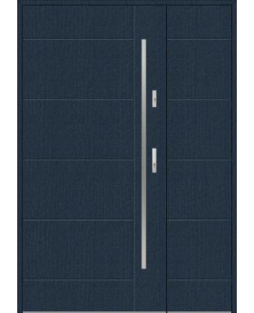 Fargo 26D DB - Haustür Edelstahl mit Seitenteil
