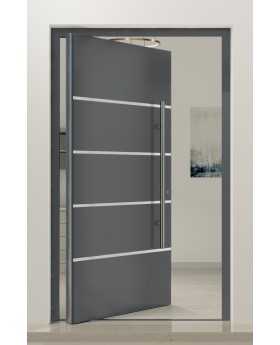 PIVOT C13 – Aluminium-Drehtür für den Eingangsbereich