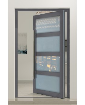 PIVOT C9 - verglaste Aluminium-Drehtür