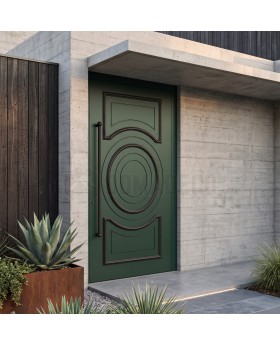 LIM CL16 – Haustür aus Aluminium im traditionellen Stil
