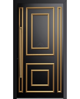 LIM CL17 – Eingangstür aus Aluminium im traditionellen Stil