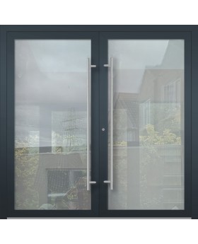 LIM GLASS double – doppelte Sicherheit, vollständig verglaste Aluminium-Haustür