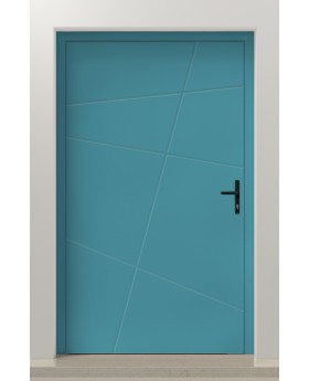 PIVOT AG07 – moderne Aluminium-Drehtür für zeitgemäße Wohnhäuser