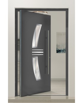 PIVOT AP15 – einzigartige Aluminium-Drehtür für den Eingangsbereich