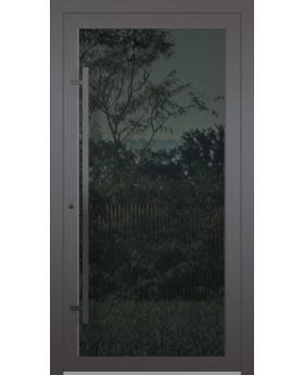 LIM-BATCH VL19 - Lacobel Glas-Aluminium-Tür