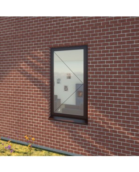 AL86-S2 -  drehbares Aluminium-Fenster (innen öffnend)