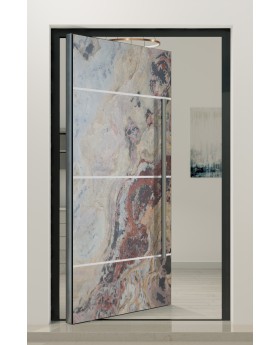 PIVOT V46 – Aluminium-Türdrehgelenk mit Sandstein