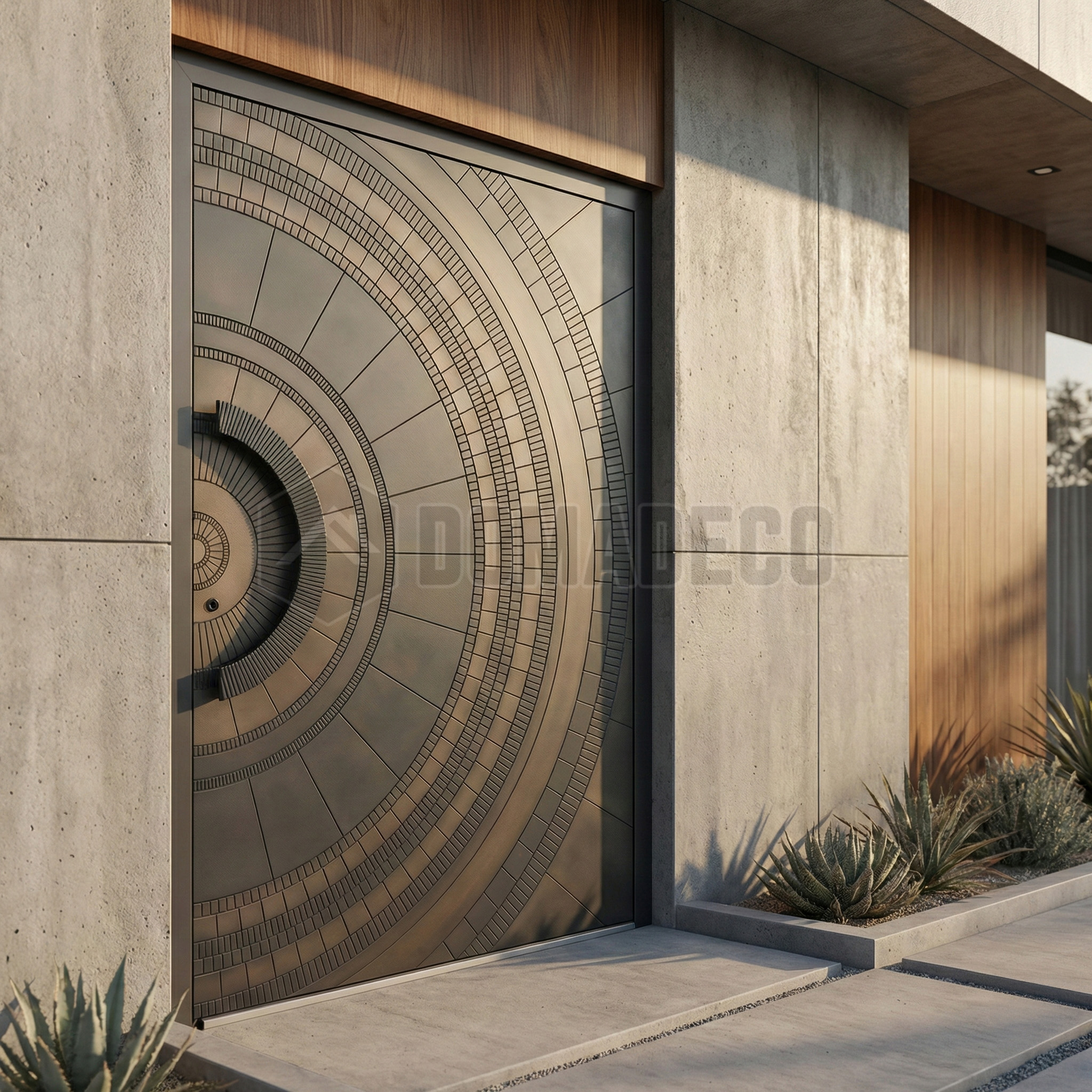 Aluminium-Haustür mit Liquid Metal