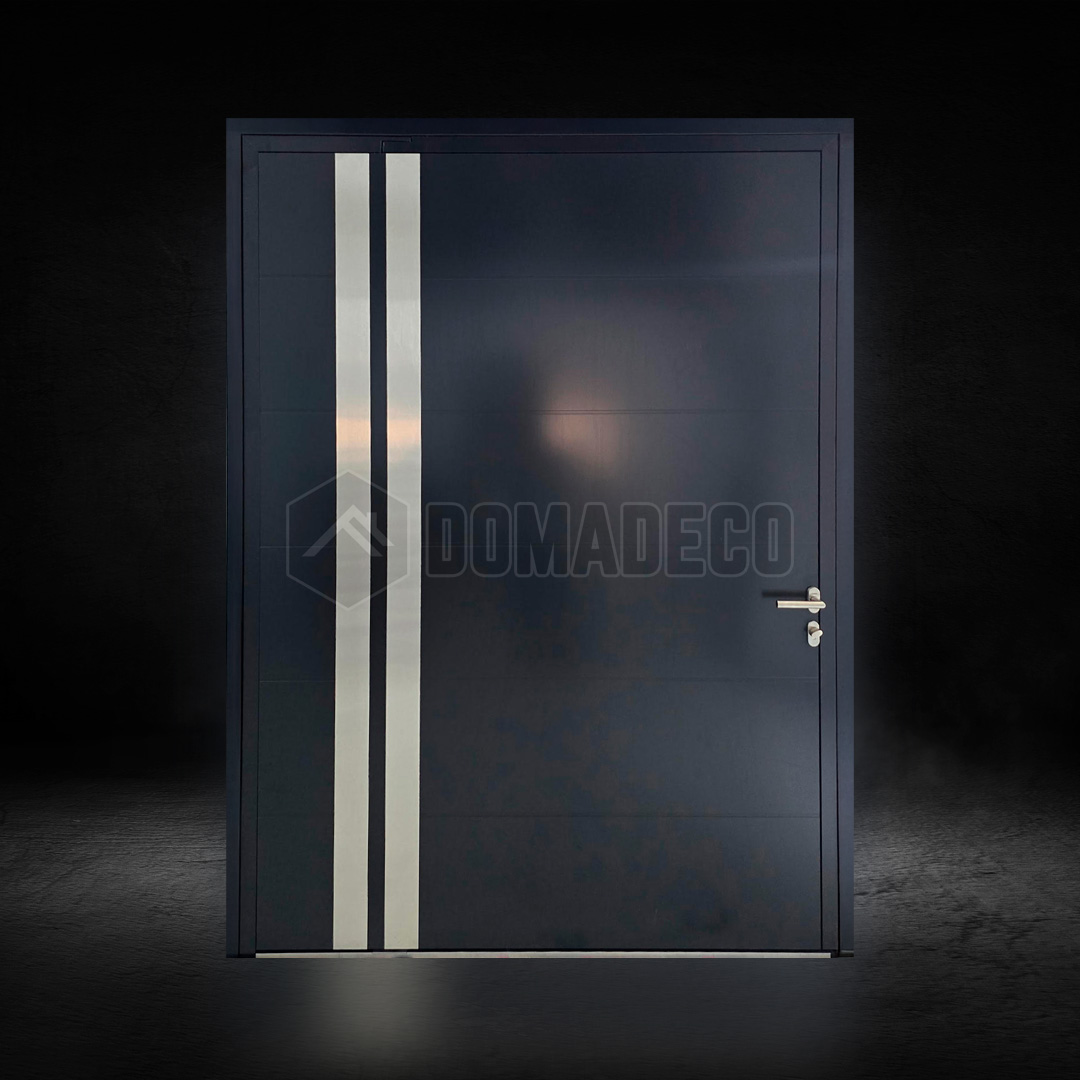 Schwenktüren in Anthrazitgrau